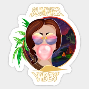 Summer Vibes Sticker